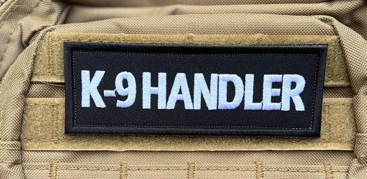 K-9 Handler Patch SWAT K9 Dogs of War Tactical Morale Army Gear Touch Fastener Patches (5 Inch) Hook-and-Loop Velkro Badge